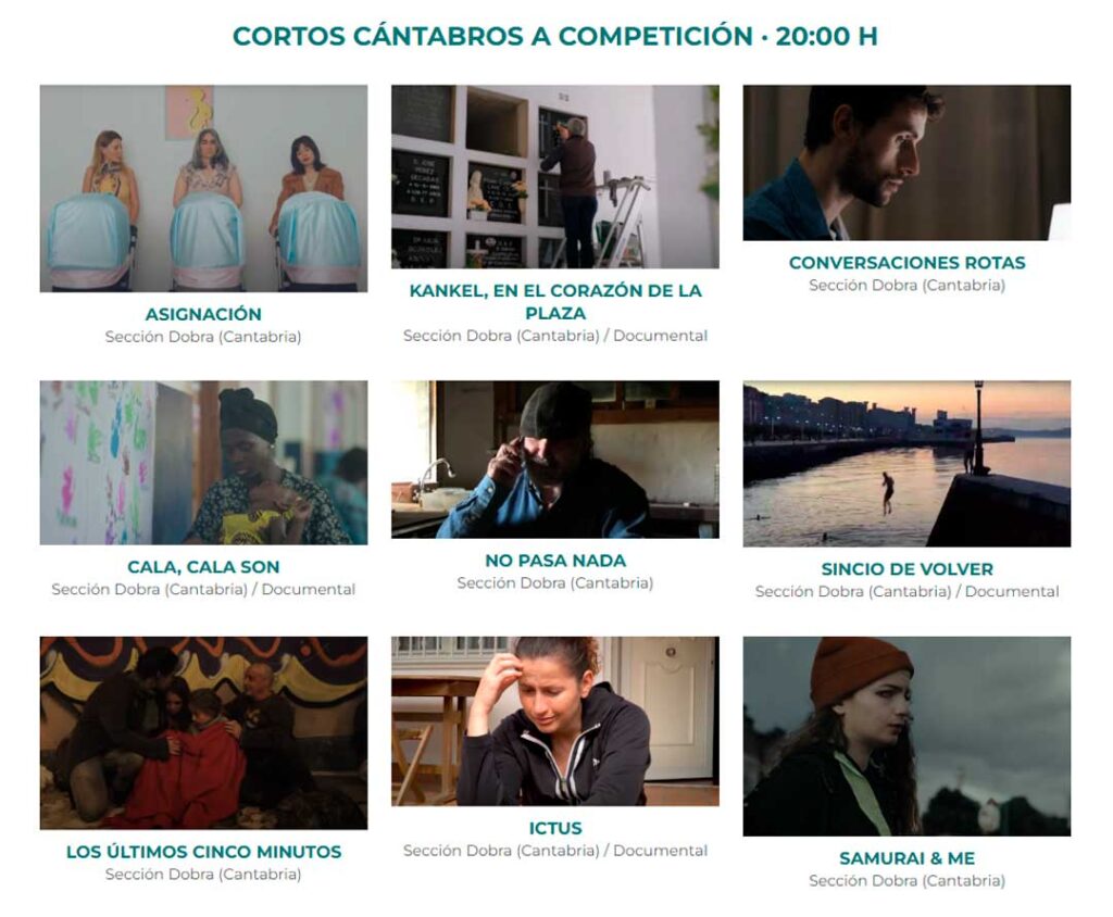 Ictus Torre en corto, cortos cántabros a competición