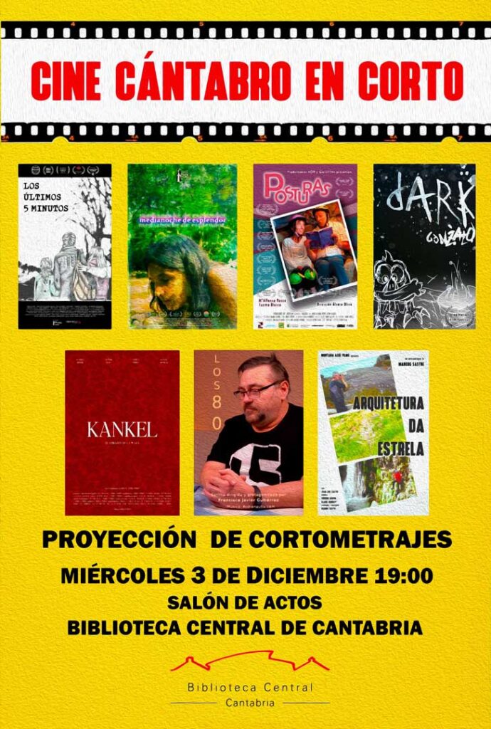 cortos cantabros biblioteca central cantabria 