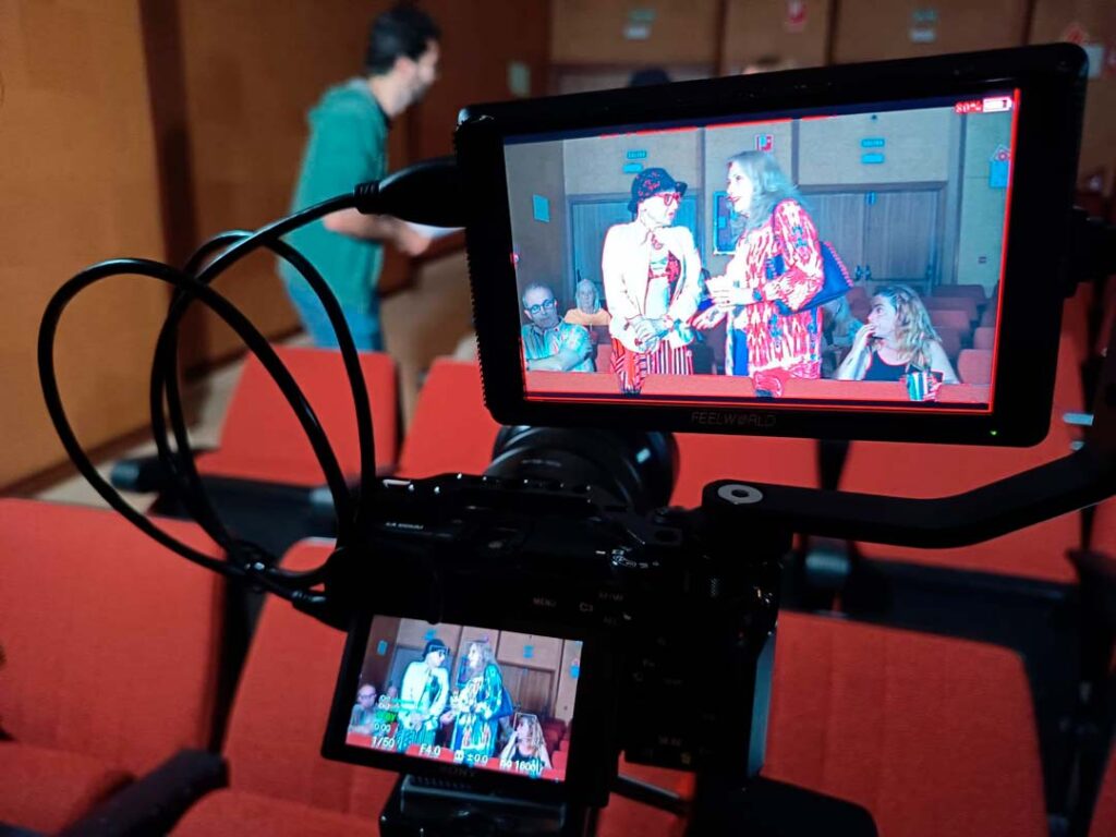 Rodaje cortometraje, taller de cine de Álvaro Oliva
